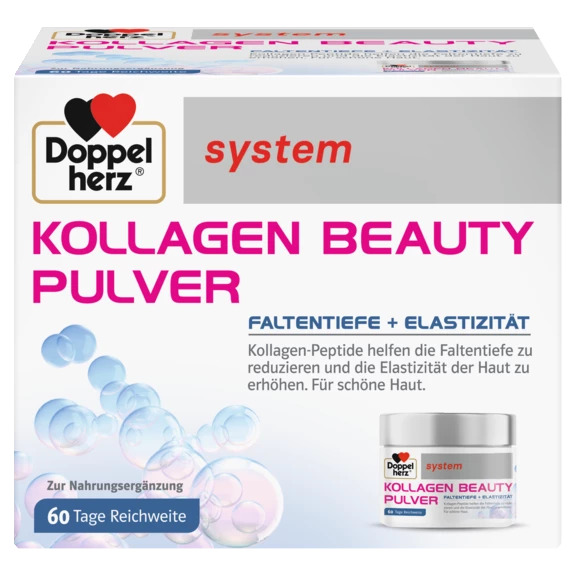 Doppelherz system KOLLAGEN BEAUTY PULVER Frontansicht
