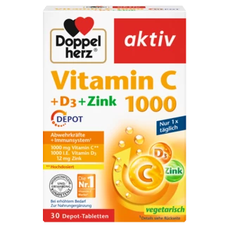 Doppelherz aktiv Vitamin C 1000 Frontansicht