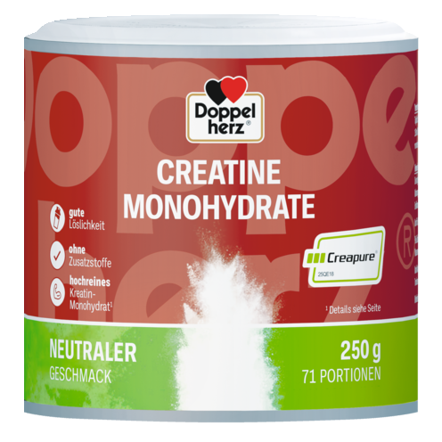 Abbildung der Produktverpackung  Doppelherz CREATINE MONOHYDRATE Frontansicht