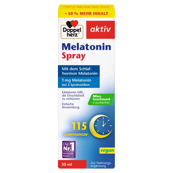 Doppelherz aktiv Melatonin Spray Frontansicht