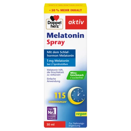 Doppelherz aktiv Melatonin Spray Frontansicht