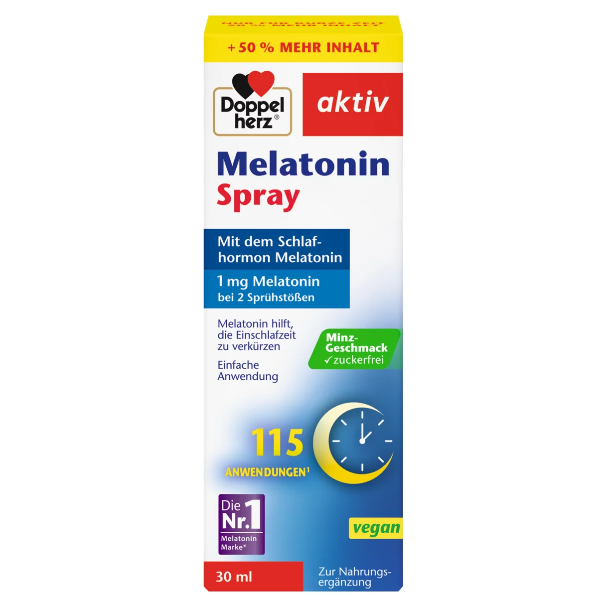 Doppelherz aktiv Melatonin Spray Frontansicht