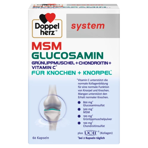 Doppelherz system MSM Glucosamin Frontansicht