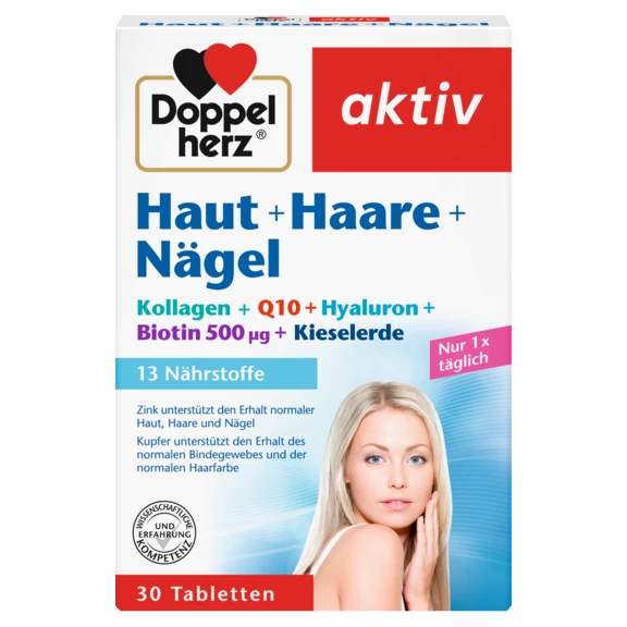Doppelherz aktiv Teri + soch + tirnoqlar  Old ko'rinish
