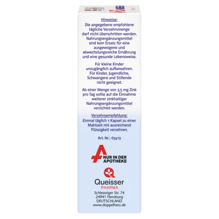 Doppelherz system A-Z + OMEGA-3 Pogled sa leve strane