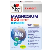 Doppelherz system MAGNESIUM 500 DEPOT Frontansicht