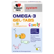 Doppelherz system OMEGA-3 family Zitrone Frontansicht