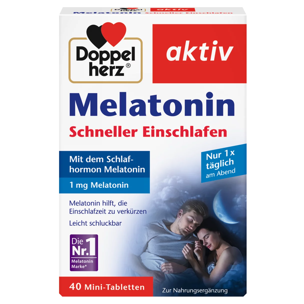 Doppelherz aktiv Melatonin Frontansicht