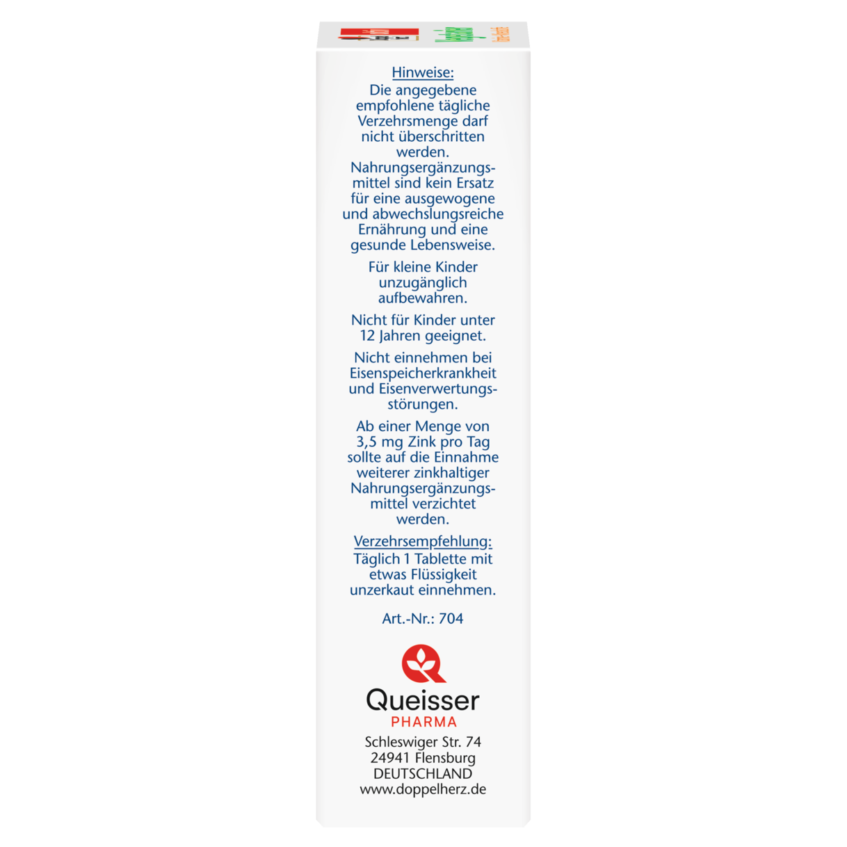 Vegetarier Vitamine + Mineralstoffe