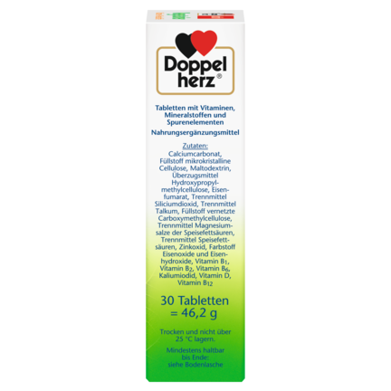 Vegetarier Vitamine + Mineralstoffe