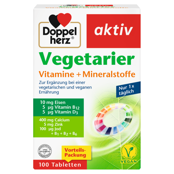 Vegetarier Vitamine + Mineralstoffe