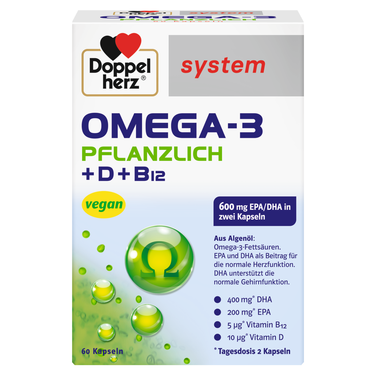 OMEGA-3 PFLANZLICH ALGENÖL