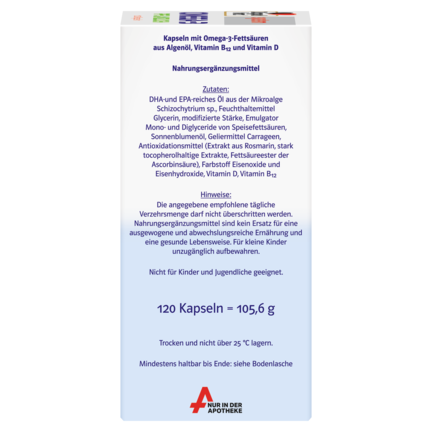 OMEGA-3 PFLANZLICH ALGENÖL