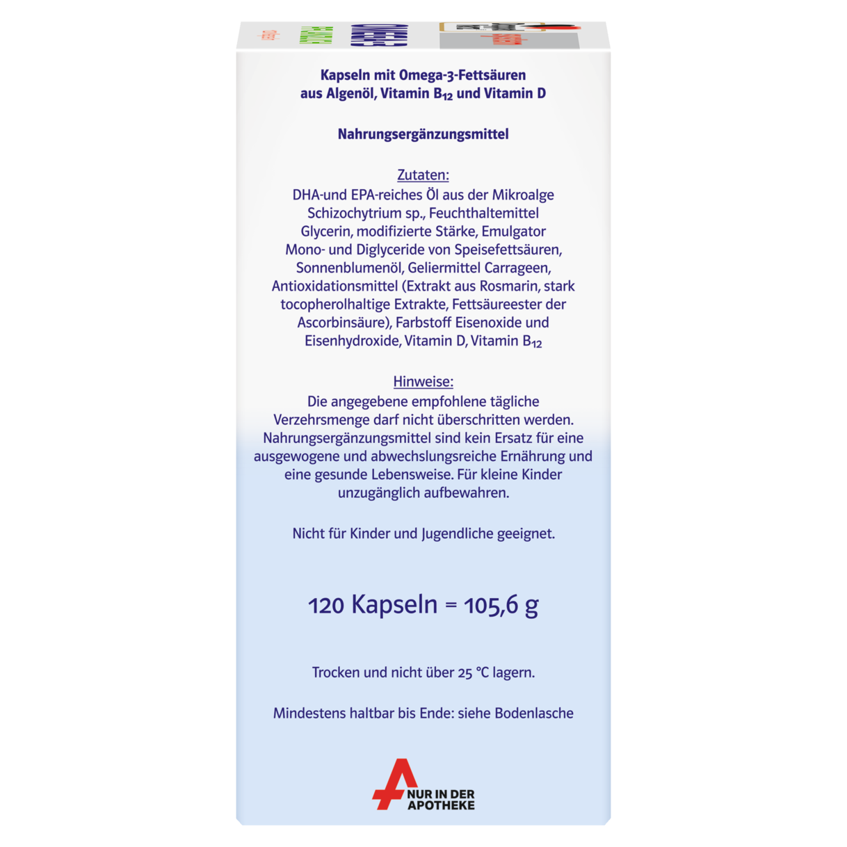 OMEGA-3 PFLANZLICH ALGENÖL