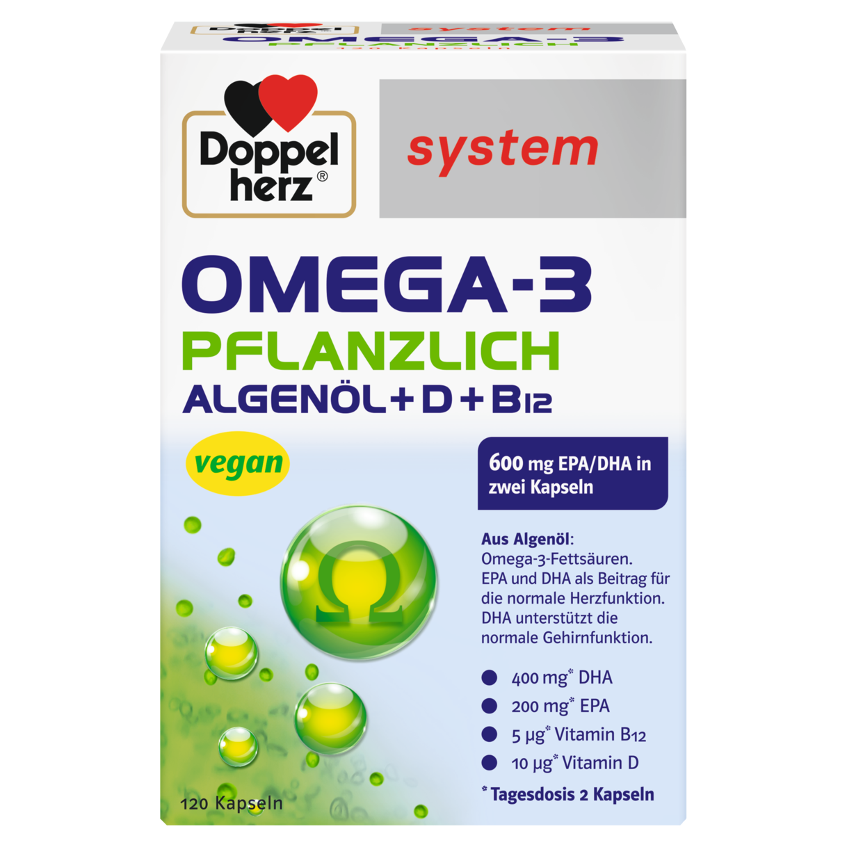 OMEGA-3 PFLANZLICH ALGENÖL