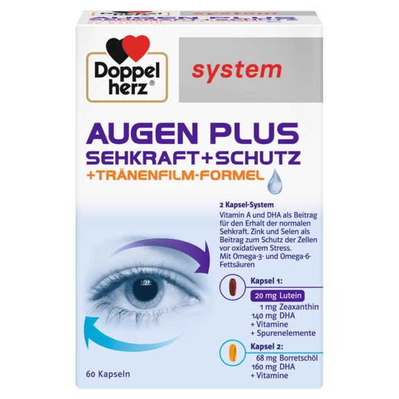 Doppelherz system AUGEN PLUS SEHKRAFT + SCHUTZ Frontansicht
