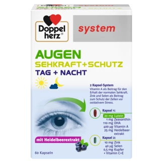 Doppelherz system AUGEN SEHKRAFT + SCHUTZ  Frontansicht