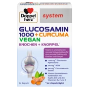 Doppelherz system GLUCOSAMIN 1000 + CURCUMA VEGAN Frontansicht