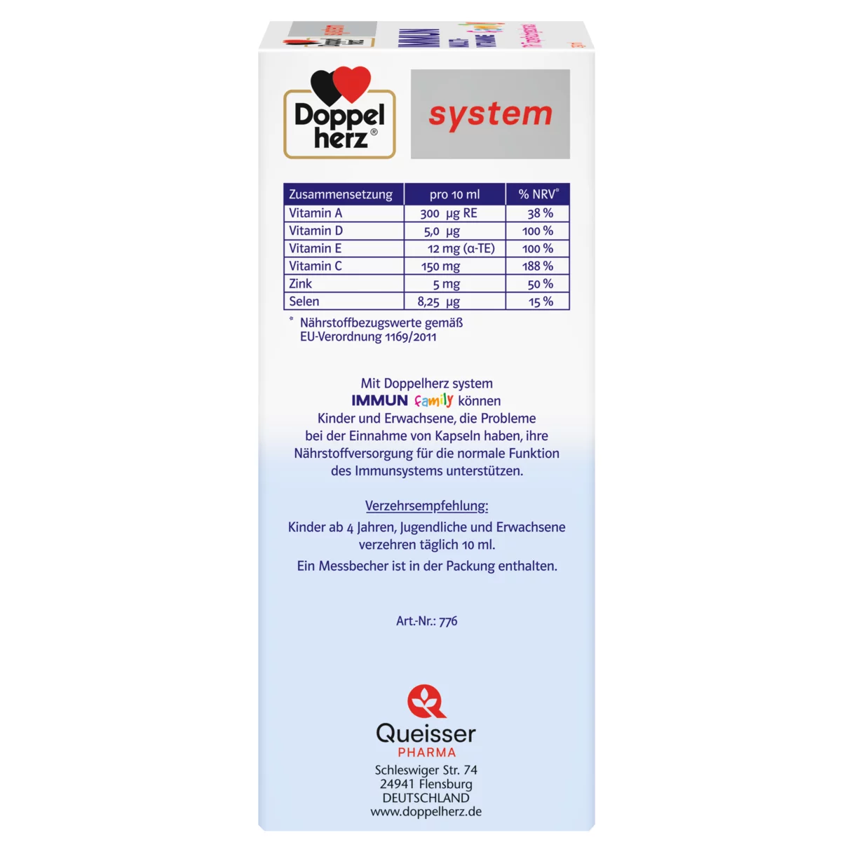 Doppelherz system IMMUN family Seitenansicht links