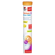 Doppelherz aktiv Calcium + D3 Osteo 1000 Brausetabletten Frontansicht