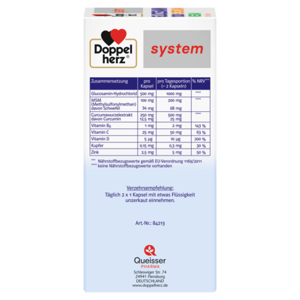GLUCOSAMIN 1000 + CURCUMA VEGAN