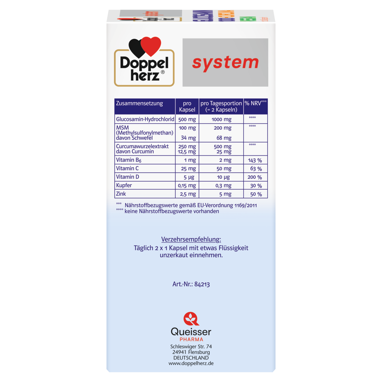 GLUCOSAMIN 1000 + CURCUMA VEGAN