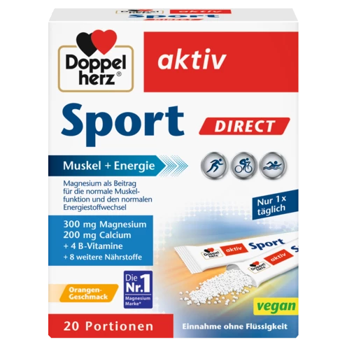 Doppelherz aktiv Sport DIRECT Frontansicht