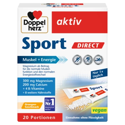 Doppelherz aktiv Sport DIRECT Frontansicht