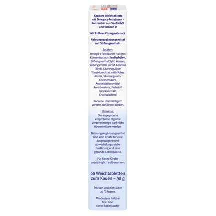 Doppelherz system OMEGA-3 family Erdbeer Seitenansicht rechts
