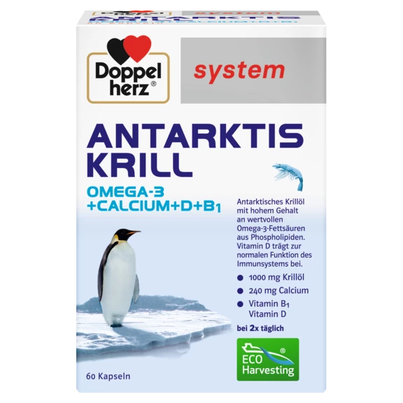 Doppelherz system ANTARKTIS KRILL Frontansicht