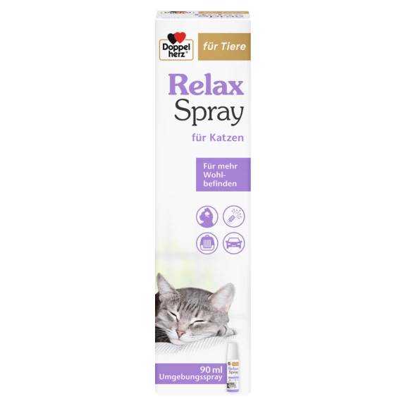 Doppelherz für Tiere Relaxspray für Katzen Frontansicht