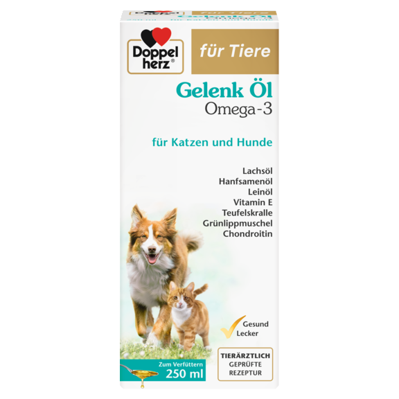 Gelenk Öl Omega-3 für Katzen und Hunde