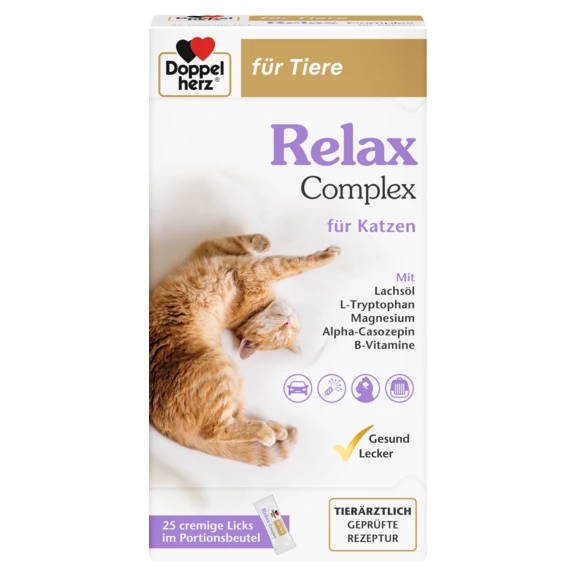 Doppelherz für Tiere Relax Complex für Katzen Frontansicht