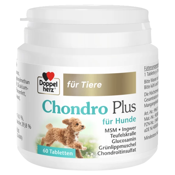 Doppelherz für Tiere Chondro Plus für Hunde Frontansicht